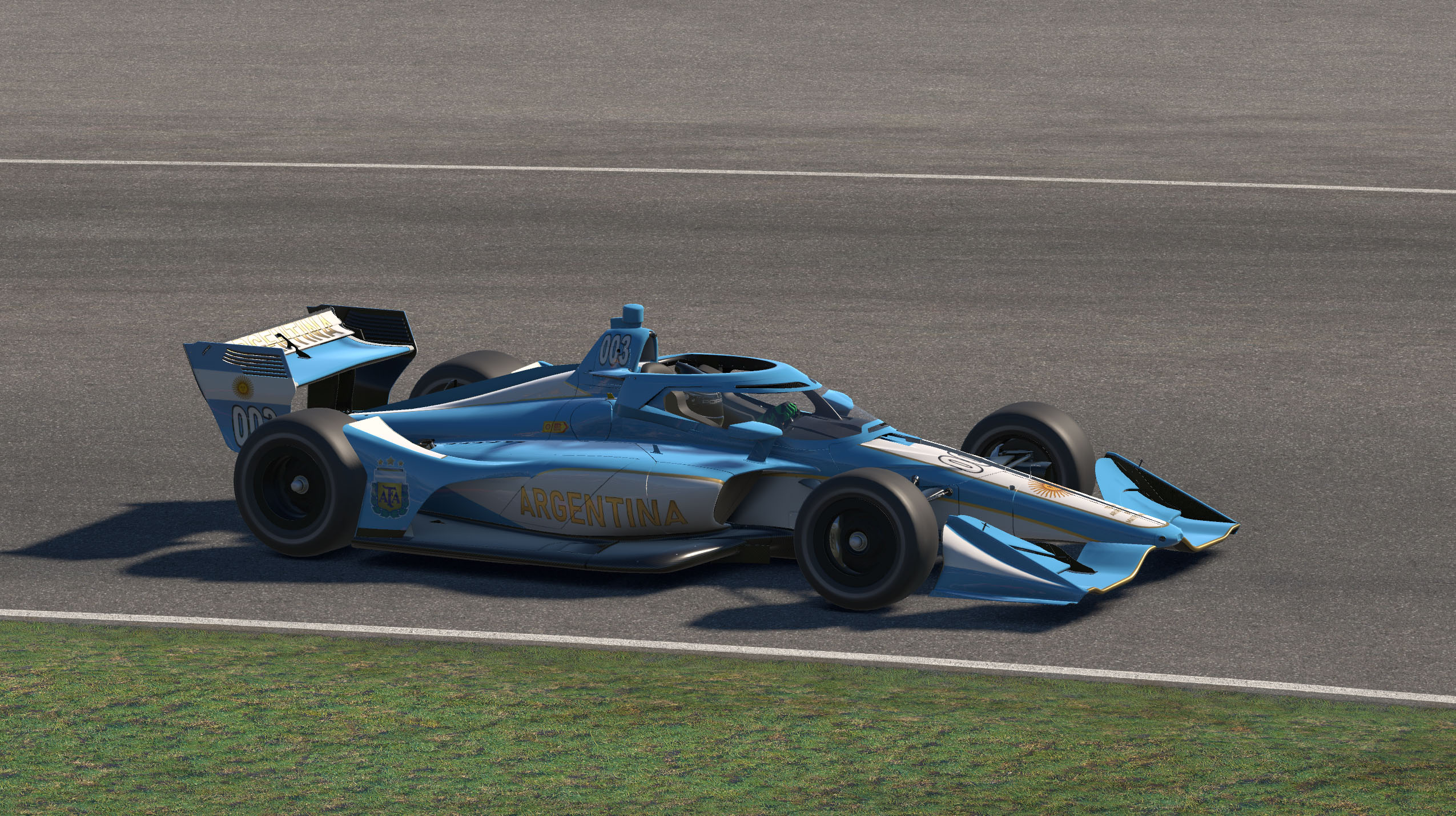 Indycar Dallara IR18 - Team Argentina